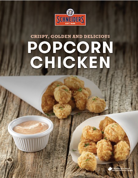 Maple Leaf - Popcorn Chicken - 4KG/CS - SOLD BY CASE - (1) (13259)