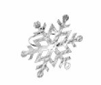 Snowflake Napkin Ring Nickel (67443)