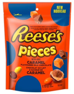 Reese's Pieces Caramel Peg 170g (Sold By Each) (12)(78271)