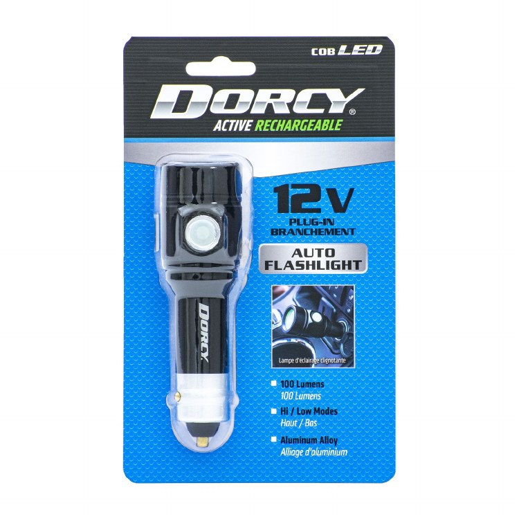12V Rechargeable Light with Plug 100 Lumens (6) (41240) (SRP $14.99)