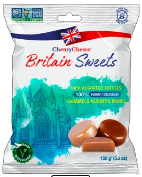 Britain Sweet Rich Assorted Toffee 150g - Sold By each(19078)(24)