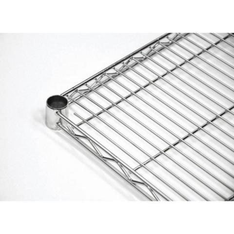 Chrome Wire Shelf 18" x 48" - Each (02165)