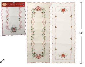 12.5"x34" Table Runner Beige (33488)