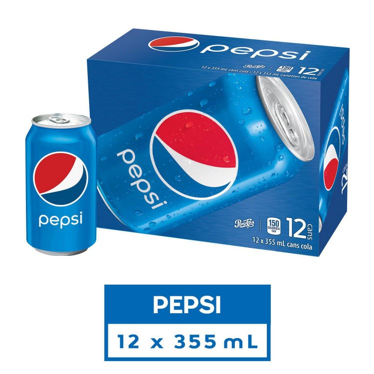 CAN- Pepsi Regular- 12 x 355ml (PEPSI)- Sold by Case (694280)