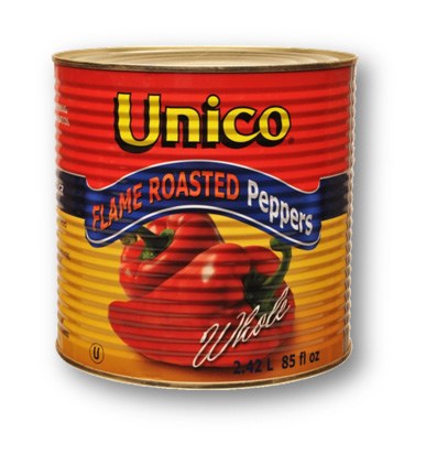Unico Flame Roasted Peppers- 2.4L (6) (00669)