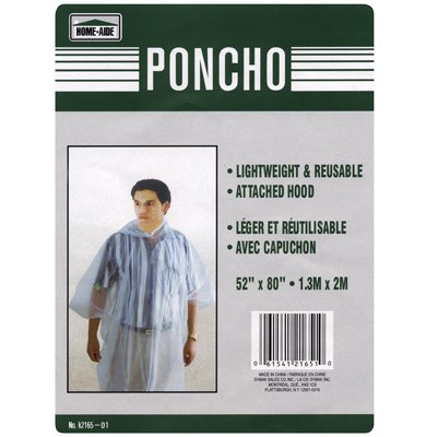 Poncho Rain lighter one NOT PVC (12) (02165) (83026)