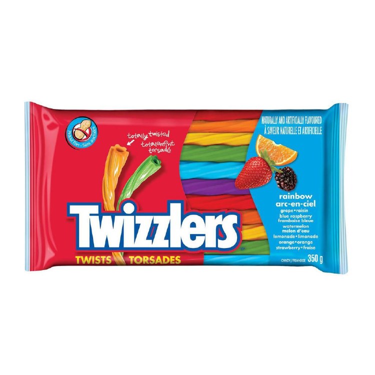 Twizzlers Assorted Twist Rainbow - 350g (12)(80864)