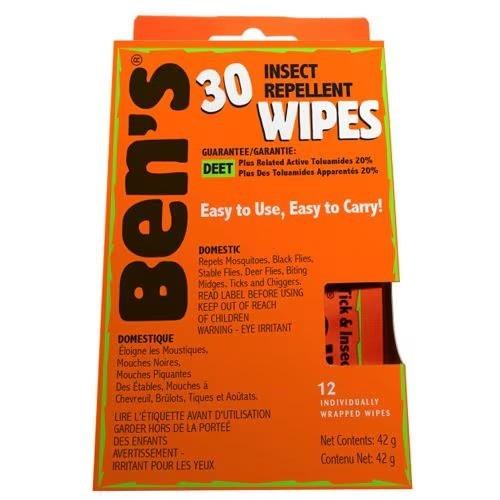 Bens 30ct Wipes Clip Strip - 12/PKG (07086)