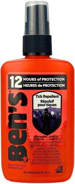 Bens Tick Repellent CARDED- 100ml (12) (74157)