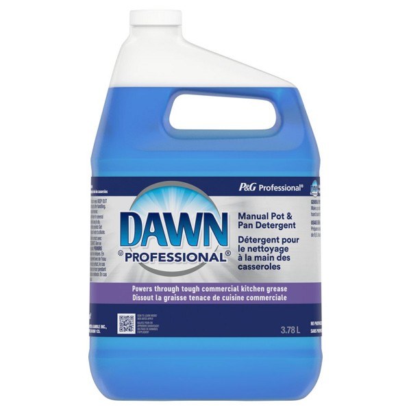 Dawn Manual Pot & Pan Dish Soap -3.78L (4) *OPEN LOOP*(03027)