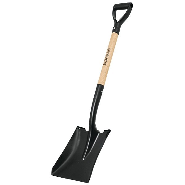 Landscapers Select Square Shovel w/ Steel Blade 28" D-Shaped Handle (34450)