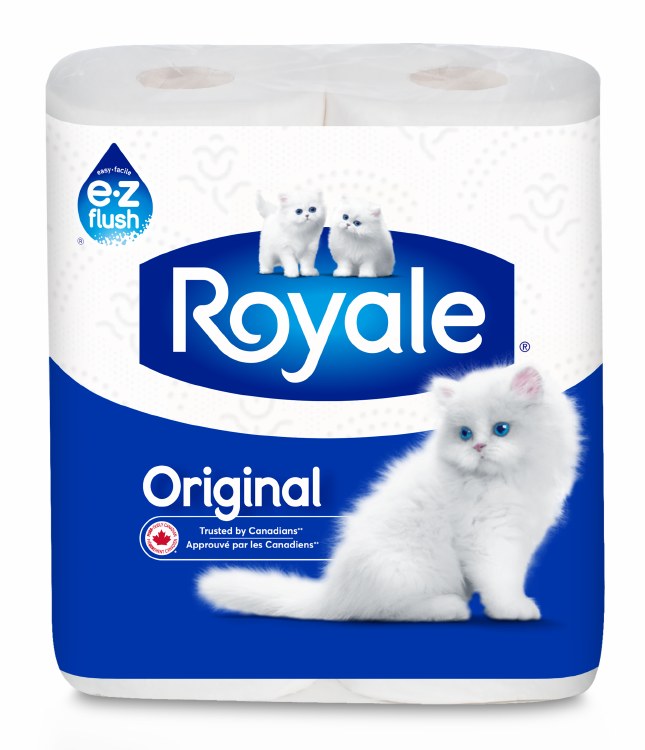 Royale Toilet Paper 2-Ply (121 Sheets) - 4/PKG (24) (70370)