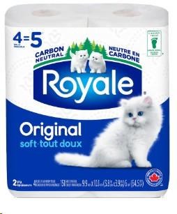 Royale Toilet Paper 2Ply (151 Sheets) 4/PKG (24) (70370)(70407