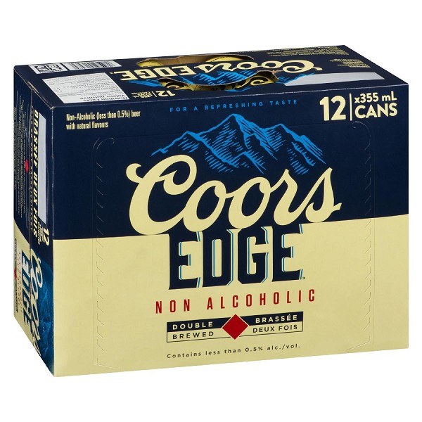 Molson Coors Edge 0.5% Non Alcohol Can - 12 x 355ml (01307) - SOLD BY CASE