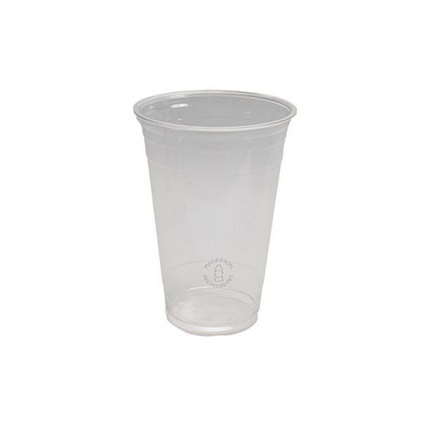 PET Drink Cup Clear Plastic 20oz - 50/SLV (20)(00738)(CC20)(Reveal) (no bar code)