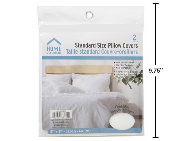 Home Essentials Pillow Cover Standard Size - 2/PKG (12) (83152)