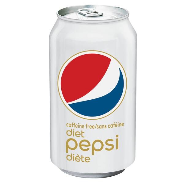CAN- Caffeine Free Diet Pepsi 12 x 355ml (PEPSI)- Sold by Case (20428)