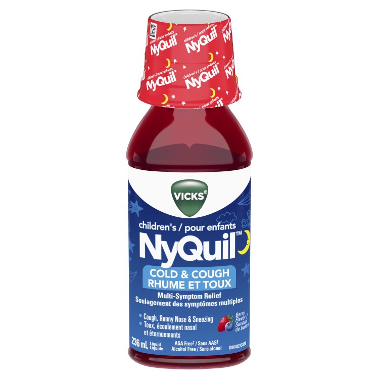 Vicks Nyquil Children's Cold & Cough Liquid - 236ml (12) (07386)