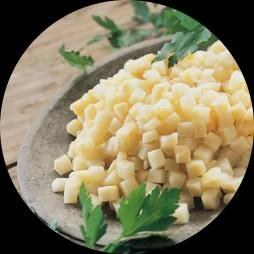 Alasko Frozen IQF Diced Potatoes 3/8" - 6 x 2KG (50800) - SOLD BY CASE
