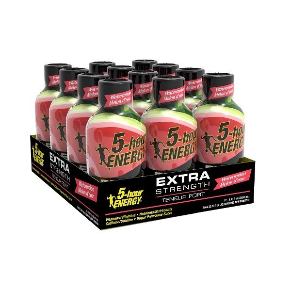 5-Hour Energy Drink Extra Strength Watermelon - 12/Box (18) (77531)