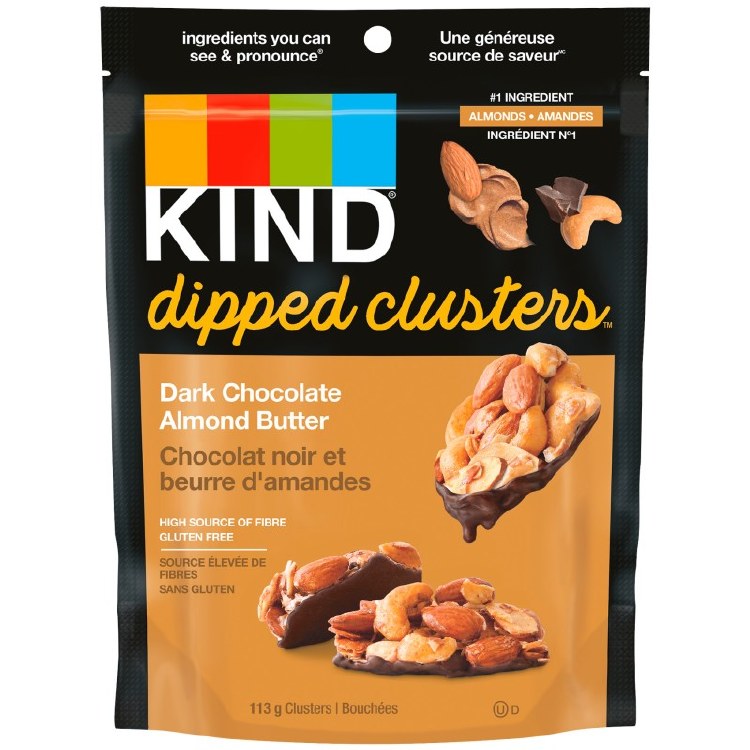 Kind Clusters Dipped Dark Choc Almond Butter - 113g (8) (43052)