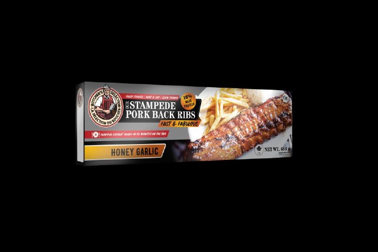 Butcher Selection Honey Garlic Pork Back Ribs- 680g (12) (91761)