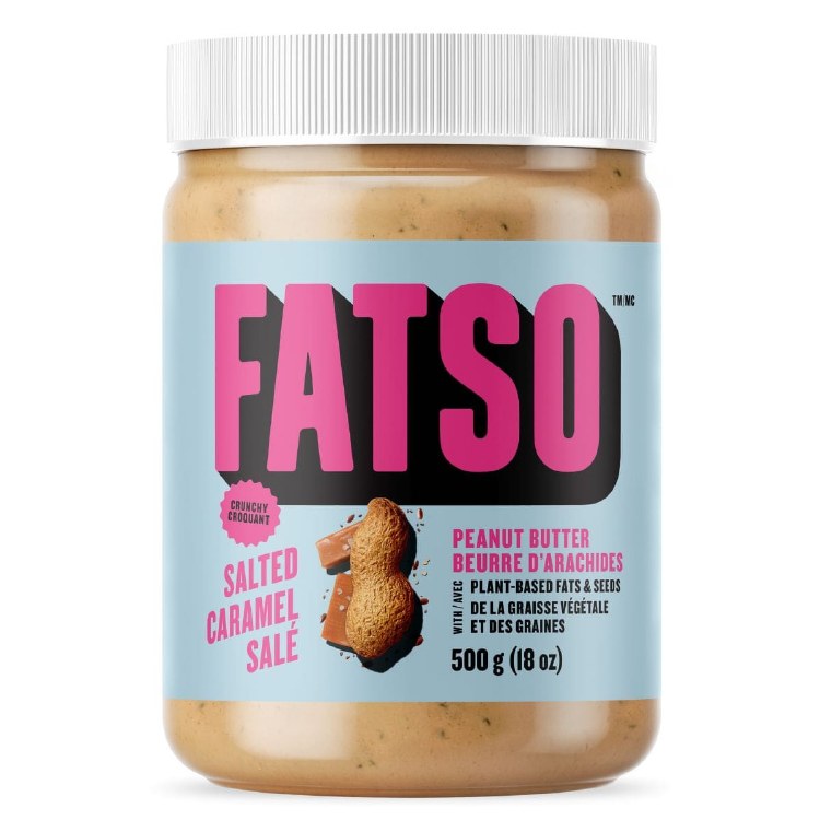 Fatso High Performance Salted Caramel Peanut Butter - 500g (12) (07583)