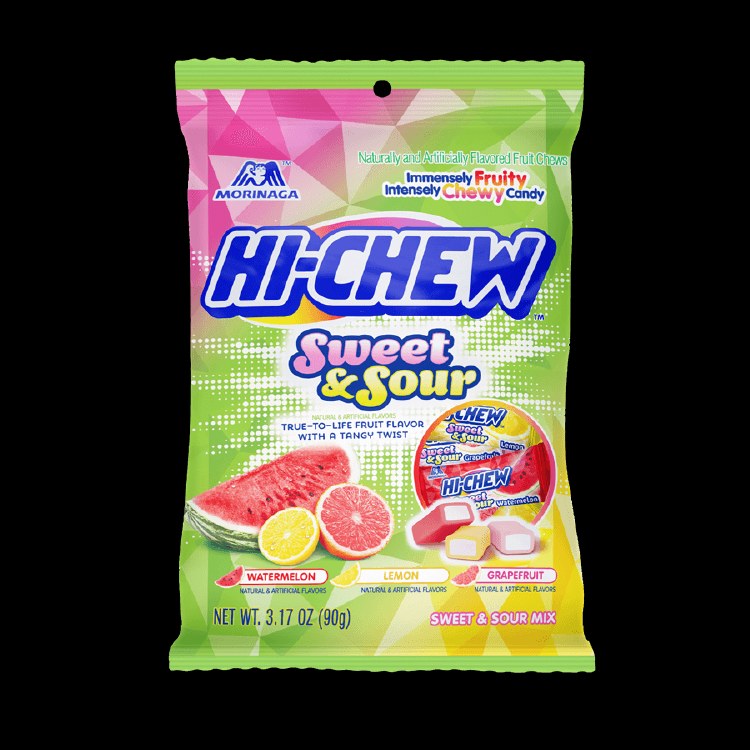 Tosuta Hi-Chew Sweet & Sour Mix Peg Bag - 90g (6) (00893)