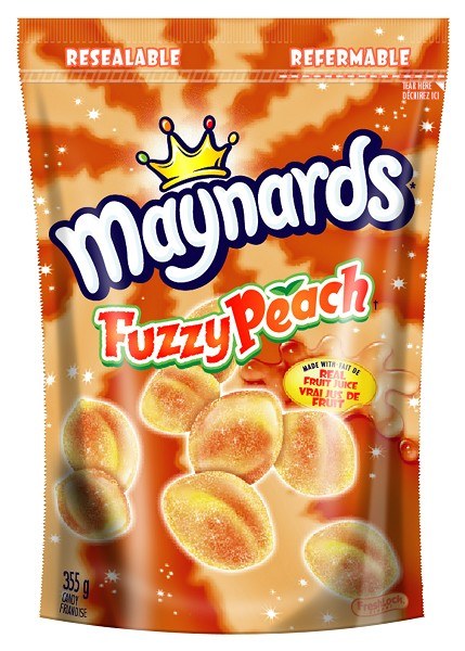 Maynard Fuzzy Peach Pouch - 308g (12) (01810)