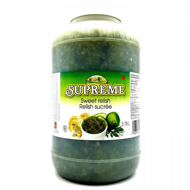 Supreme Sweet Green Relish - 3.78L (2) (33410)