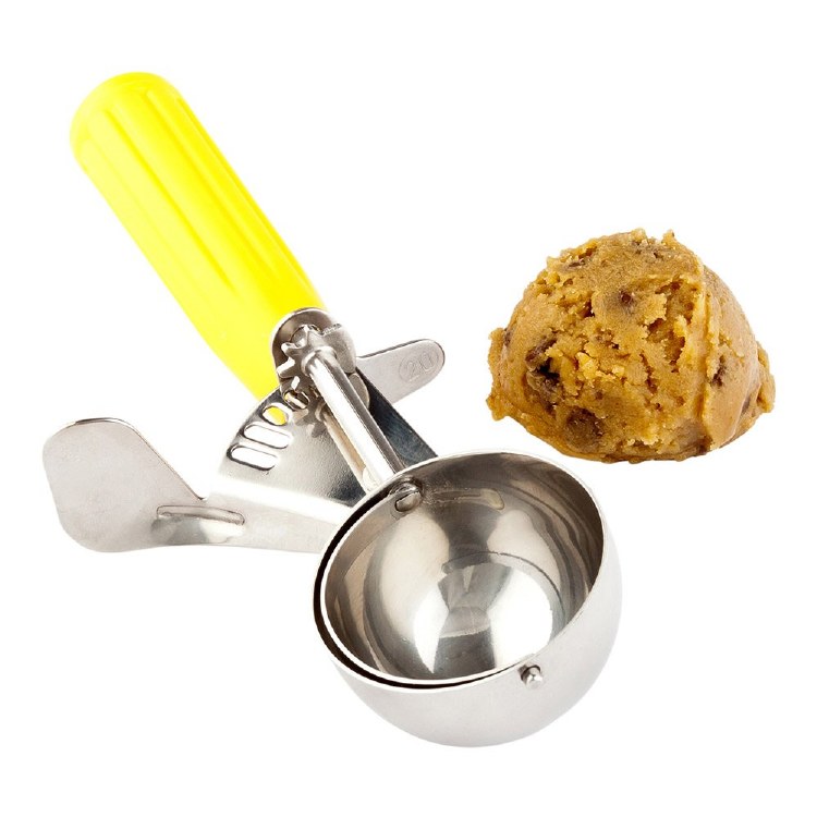 Ice Cream Disher/Scoop #20 - Yellow 2oz (12)