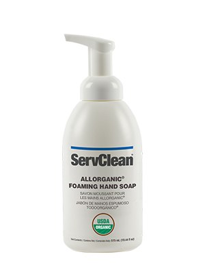 ServClean AllOrganic Foaming Hand Soap 575 ml - (12)(03848)