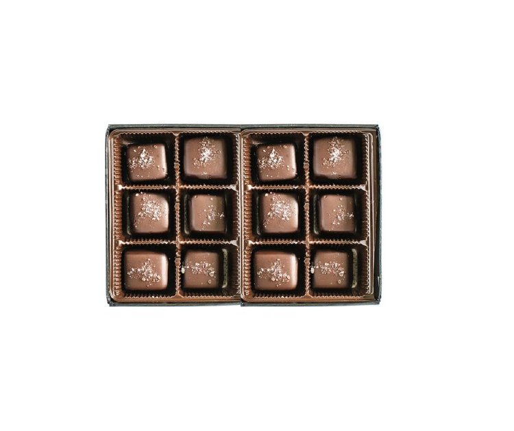 Anne Chocolates Dark Sea Salt Caramels 12/pack - 160g (12) (00125)