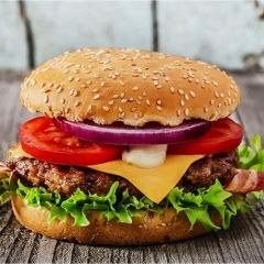 Frozen Fully Cooked Beef Hamburgers - 2KG (2) (93604)