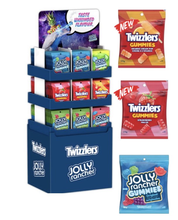 Hershey Assorted Jolly Rancher Twizzler- 100ct PPK (79391) (04412)