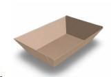 Kraft Plain Food Tray 5LB - 500/CS - SOLD BY CASE - (1) (5124)