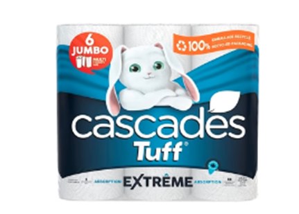 Cascades Tuff Extreme Jumbo Paper Towel - 6/PKG (4) (77315)
