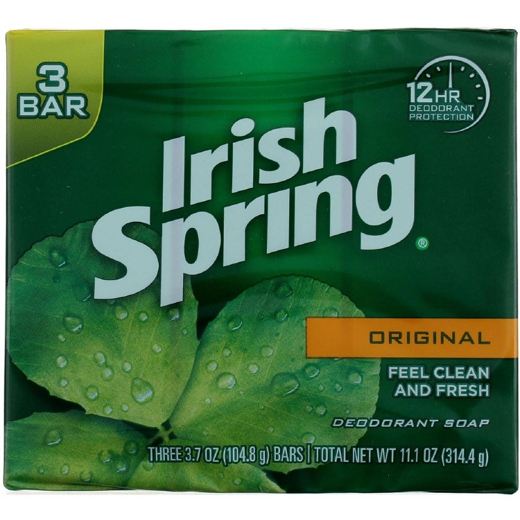 Irish Spring Original Soap Bars 104.8g - 3ct (18) (14108)