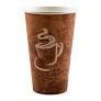Hy Pax 16oz Hot Paper Cup, Eco, Single Wall, Bistro Design - 50/SLV - SOLD BY SLV - (20) (01361) (HPE-HC16-SW)