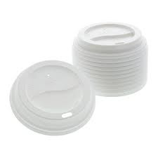 Hy Pax Eco Hot Paper Cup WHITE DOME Lid for 8oz - 50/SLV (20) (HPE-HCLW-S) (01276)