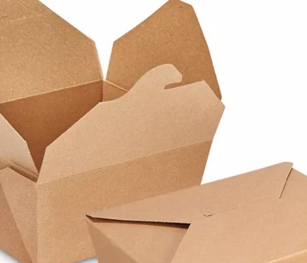 Hy Pax Kraft Fold-Top Take-Out Box, Eco - 5.08" x 4.25" x 2.52" - #1 - 450/CS - SOLD BY CASE - (1) (00923) (HPE-BPRN-1)