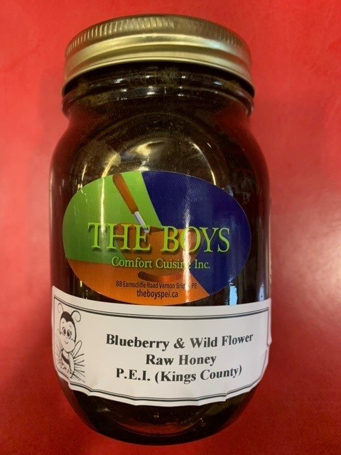 The Boys Blueberry and Wild Flower Raw Honey 500g (12)