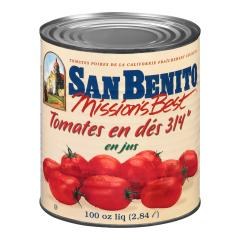 San Benito Diced Tomatoes 100oz (6) (00004)