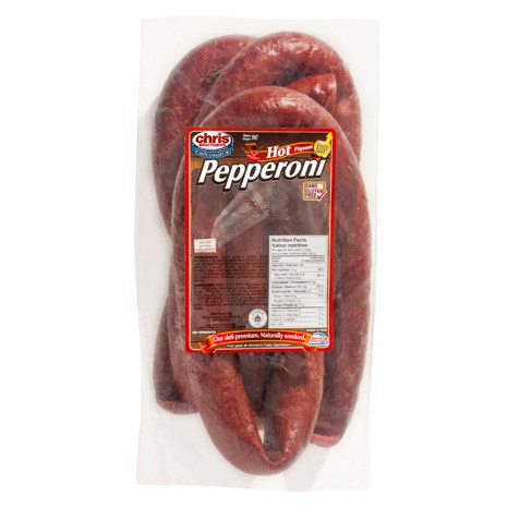 Chris Bros Hot Pepperoni - SOLD BY KG (4KG Approx..)