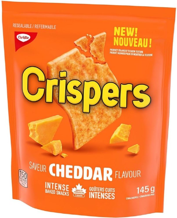 Crispers Cheddar - 145g (12) (02643)