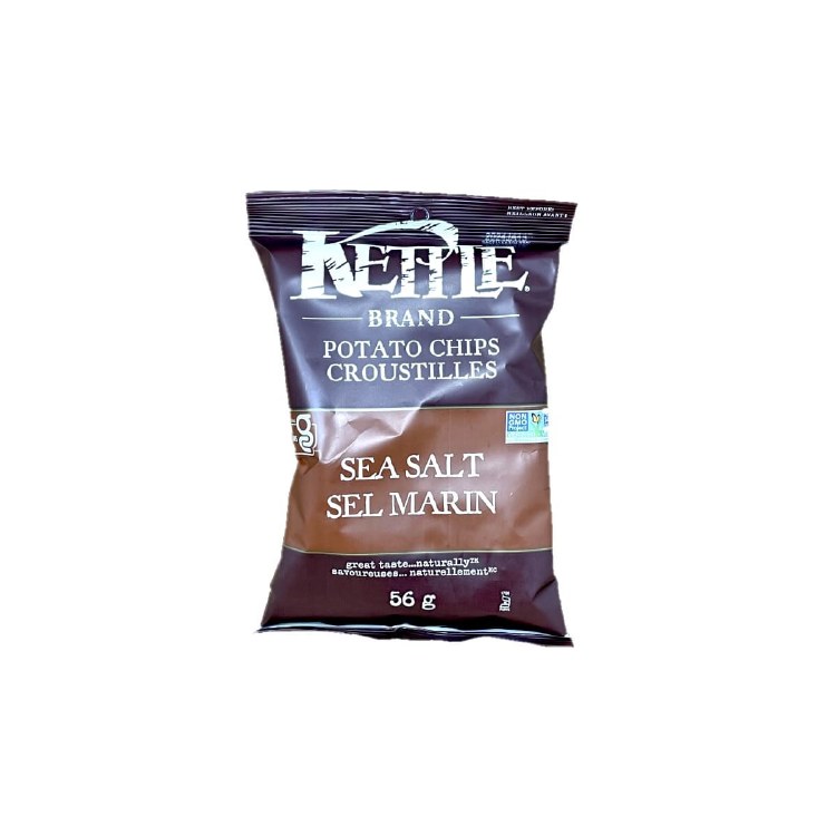 Campbell Snacks Kettle Chips Sea Salt Regular - 24 x 56g (90288)