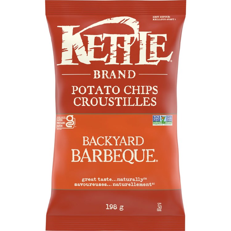 Campbell Snacks Kettle Chips Barbeque - 198g (12)