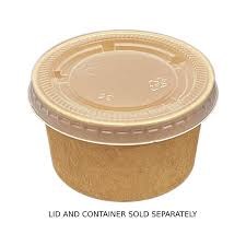 Hy Pax 2oz PP Lid For Kraft Portion Cup - 2500/case (01882)