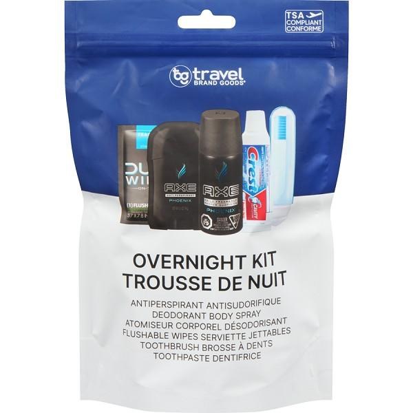 Travel Brand Goods - Men's Overnight Kit - 5pc - (6) (T15156)