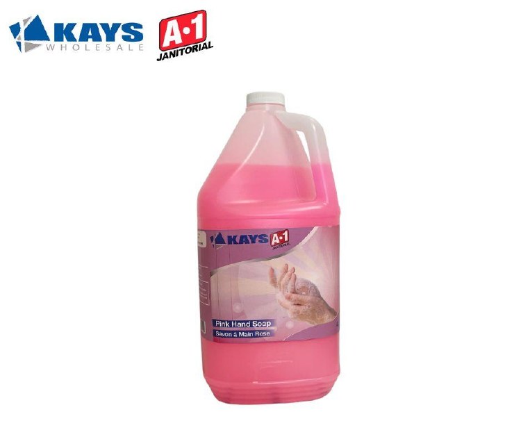 Kays/A1 Antibacterial Pink Hand Soap - 4L (4) (00722)